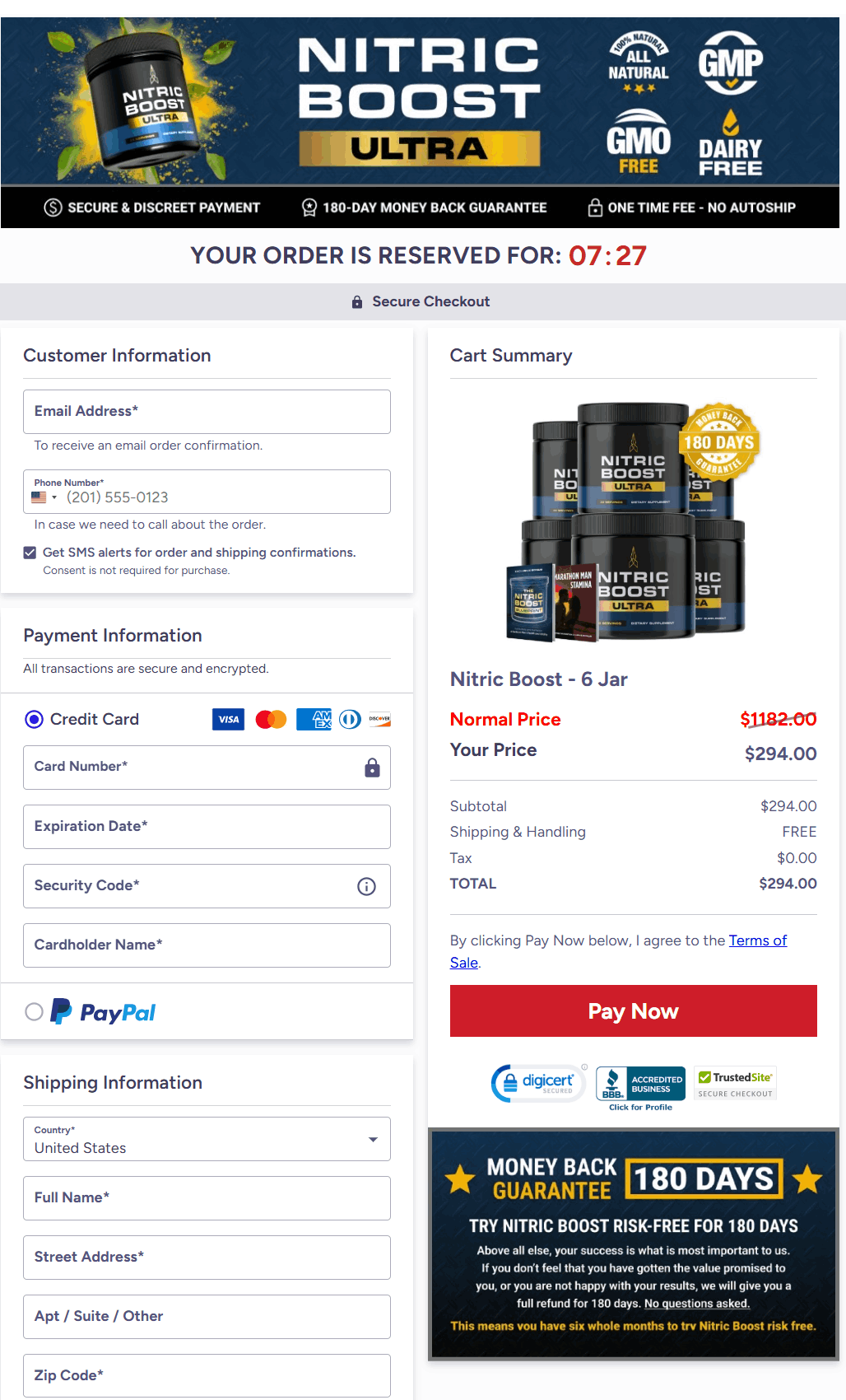 Nitric-Boost-order-page