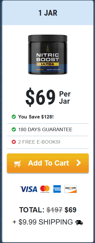 Nitric Boost Ultra - 1 bottle